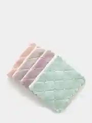 Тряпка для уборки, салфетка из микрофибры, двухцветная, кухонная