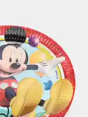 Тарелки бумажные "Игривый Микки Маус", 8 штук в наборе, 23 см