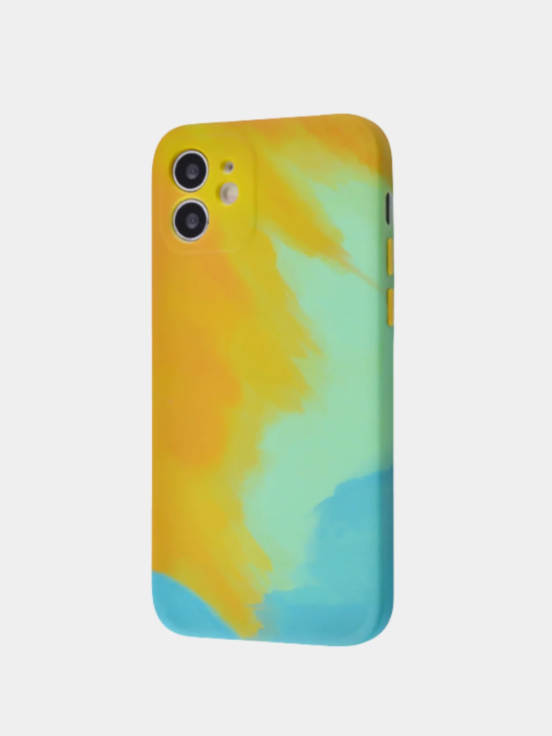 Желтый чехол для iPhone 12 mini, 12, 12 Pro, 11, XR, 12 Pro Max