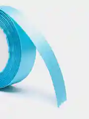 Бирюзовый лента атласная ширина 25мм, длина 23 метра