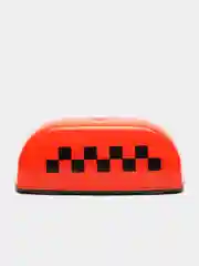 Знак-шашка "TAXI" магнитный, с подсветкой, 12 В, оранжевый