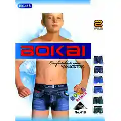 Трусы-боксеры для мальчиков Bokai 418-4115, размер М, 6-8 лет