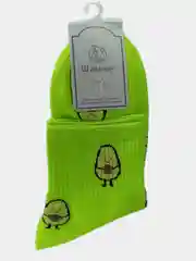 Лайм женские носки "Авокадо"