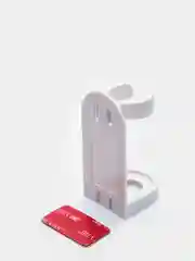 Белый подставка держатель для зубных щёток Oral b oralb с насадкой настенная самоклеящаяся