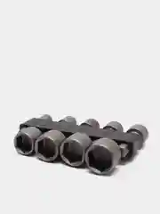 Набор торцевых головок 6-ти гранных, 9 шт, 1/4", 5-6-7-8-9-10-12-13 мм