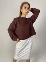Свитшот укороченный