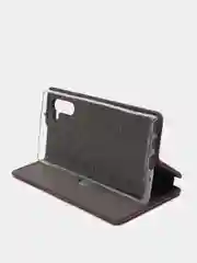 Бордовый чехол-книжка Samsung Note 10