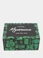 Зеленый коробка-пенал "Лучшему мужчине", плотный картон, 3 вида