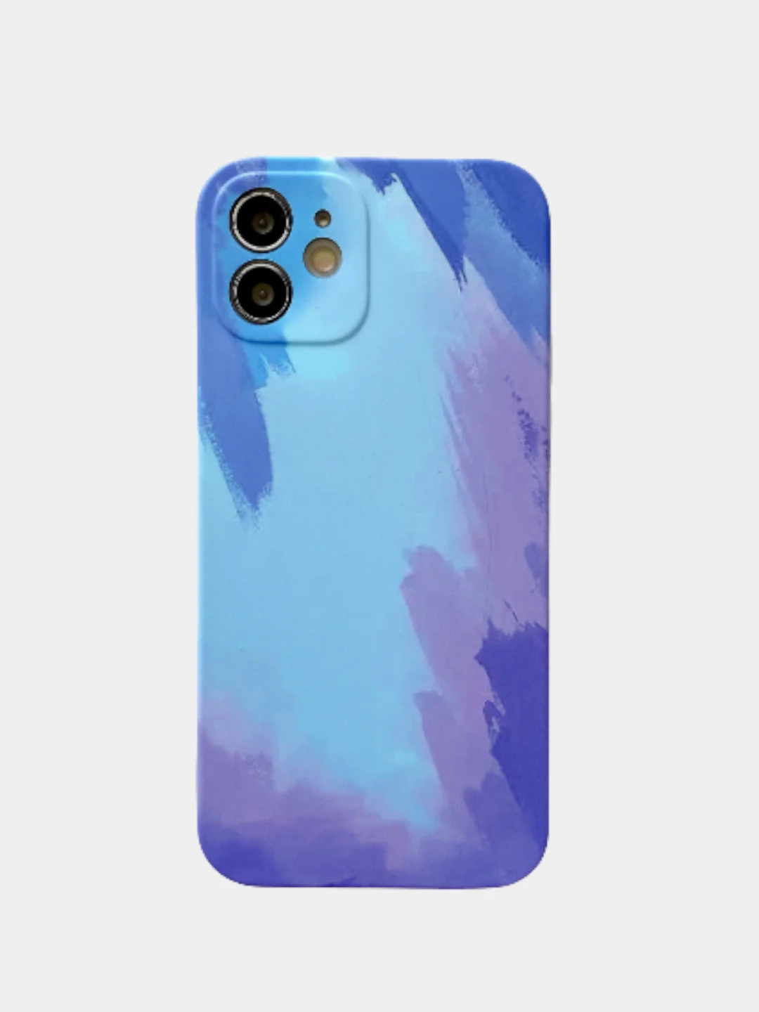 Голубой чехол для iPhone 12 mini, 12, 12 Pro, 11, XR, 12 Pro Max