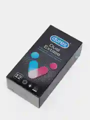 Презервативы Durex "Dual Extase" рельефные с анестетиком, 12 штук
