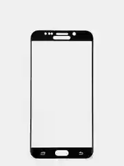 Черный защитная стекло Samsung S6 EDGE PLUS, клей по краям