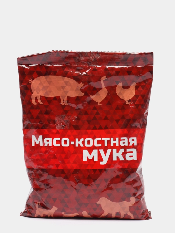 Мука мясокостная для кормления свиней, птицы, 600 г