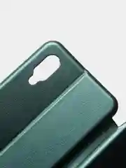 Зеленый чехол-книжка для Samsung A02, M02