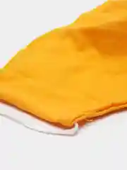 Желтый маска тканевая, двуслойная