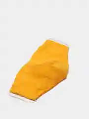 Желтый маска тканевая, двуслойная