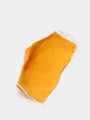 Желтый маска тканевая, двуслойная