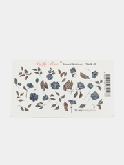 Наклейка для дизайна ногтей Lucky Rose Цветы Весна, весенний слайдер для маникюра гель лак
