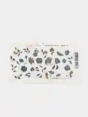 Наклейка для дизайна ногтей Lucky Rose Цветы Весна, весенний слайдер для маникюра гель лак