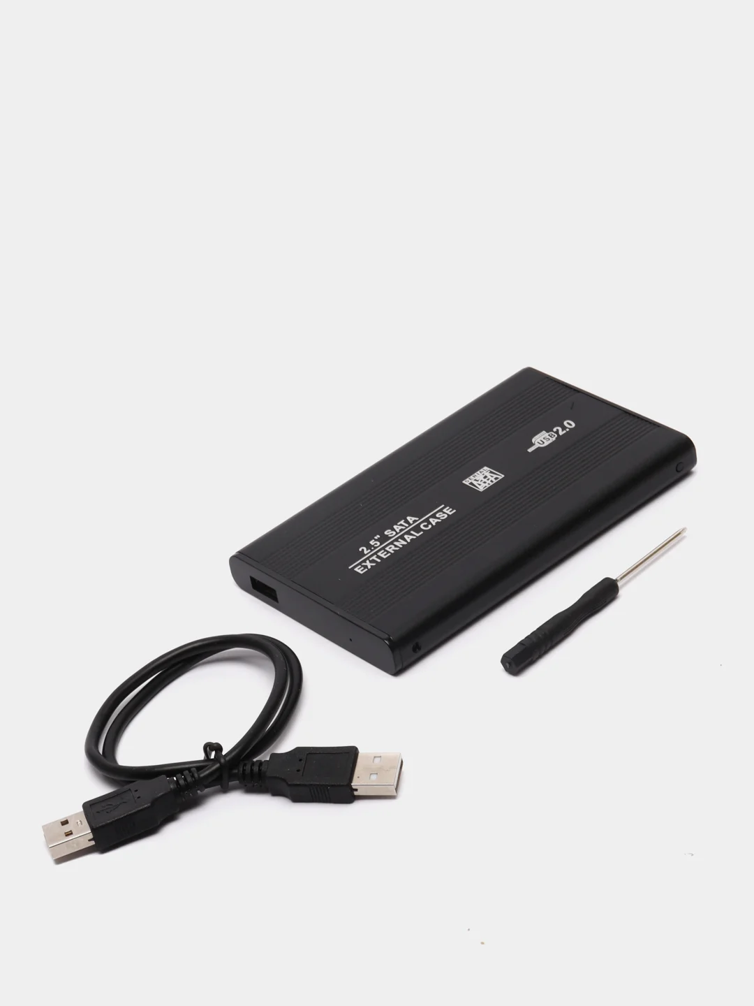 Черный корпус для внешнего жесткого диска, SATA - USB 3.0, 2.0