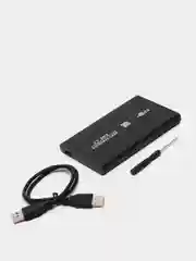 Черный корпус для внешнего жесткого диска, SATA - USB 3.0, 2.0