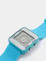 Голубой часы наручные
