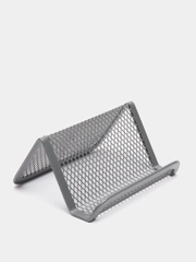Подставка Attache, для визиток, серебро, LD01-18-3