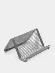 Подставка Attache, для визиток, серебро, LD01-18-3