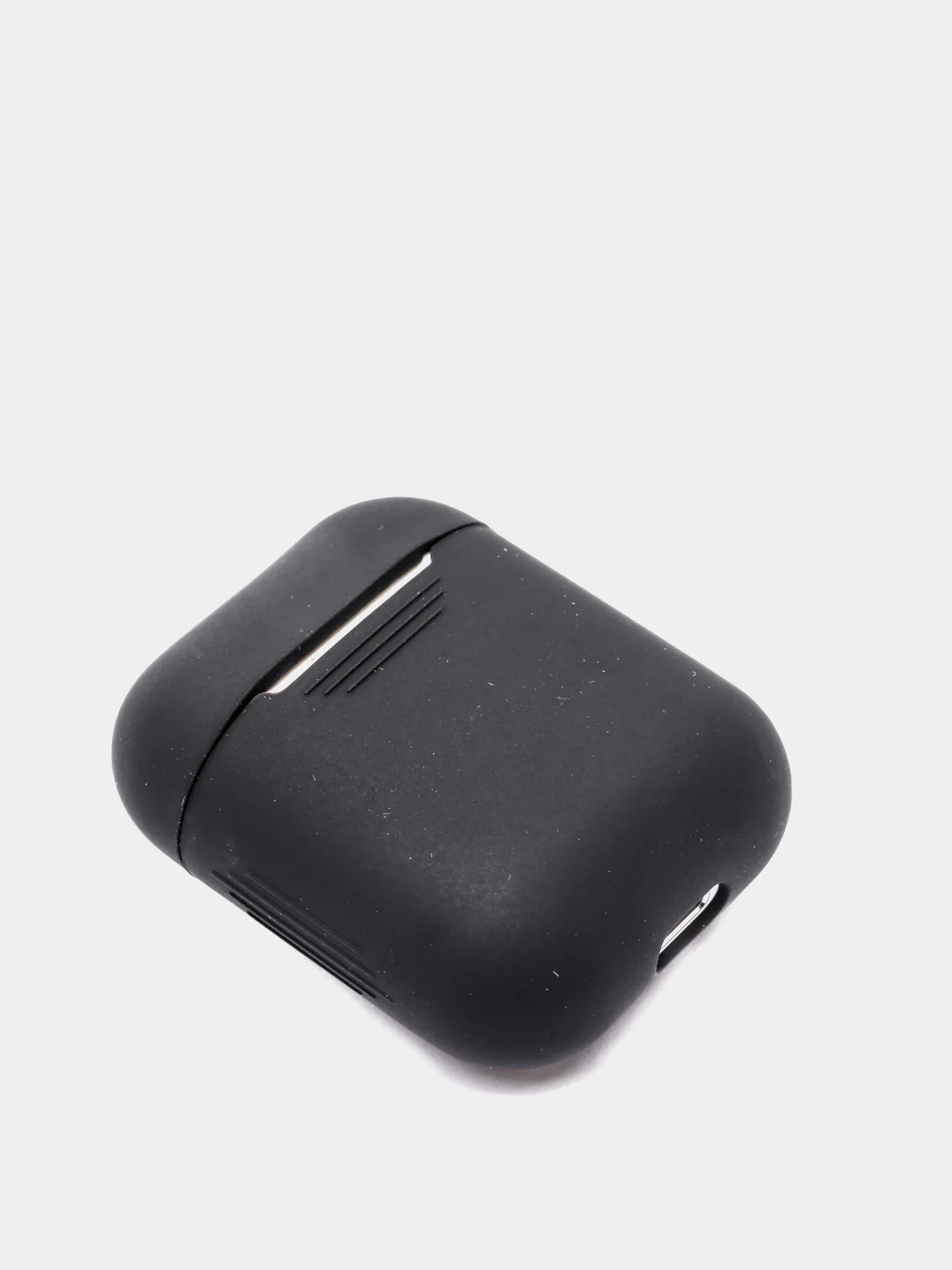 Черный силиконовый чехол для наушников AirPods 1, 2