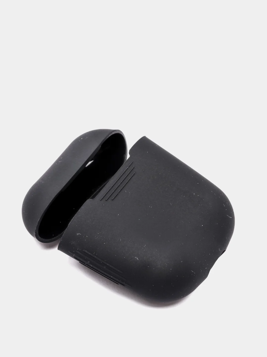 Черный силиконовый чехол для наушников AirPods 1, 2