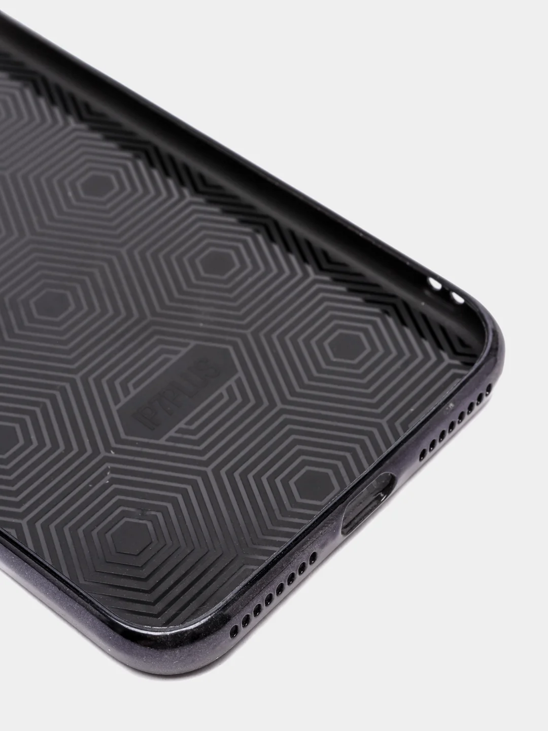 Черный чехол для IPhone Glass case 3D Vision