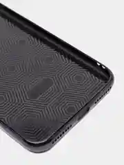 Черный чехол для IPhone  Glass case  3D Vision