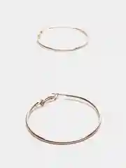 Серьги-кольца "Конго", 5 см, цвет золото