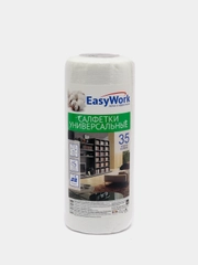 Салфетки в рулоне EasyWork универсальные, 35 штук