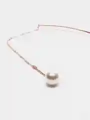 Золотой колье на шею, с жемчугом