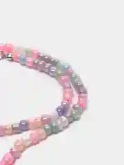 Конфетный чокер из бисера на шею
