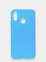 Голубой чехол Huawei P20 Lite 2018 (Nova 3e), Хуавей П20 Лайт 2018, силиконовый цветной матовый