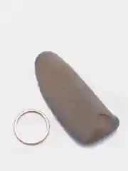 Розовый стальное кольцо, обручальное, 2 мм