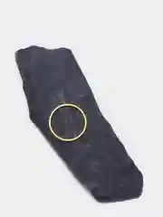 Аметистовый стальное кольцо, обручальное, 2 мм