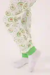 Лесной зеленый пижама  детская Золотой ключик, пижама для девочек, пижама с ярким принтом, длинный рукав