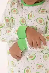 Лесной зеленый пижама  детская Золотой ключик, пижама для девочек, пижама с ярким принтом, длинный рукав