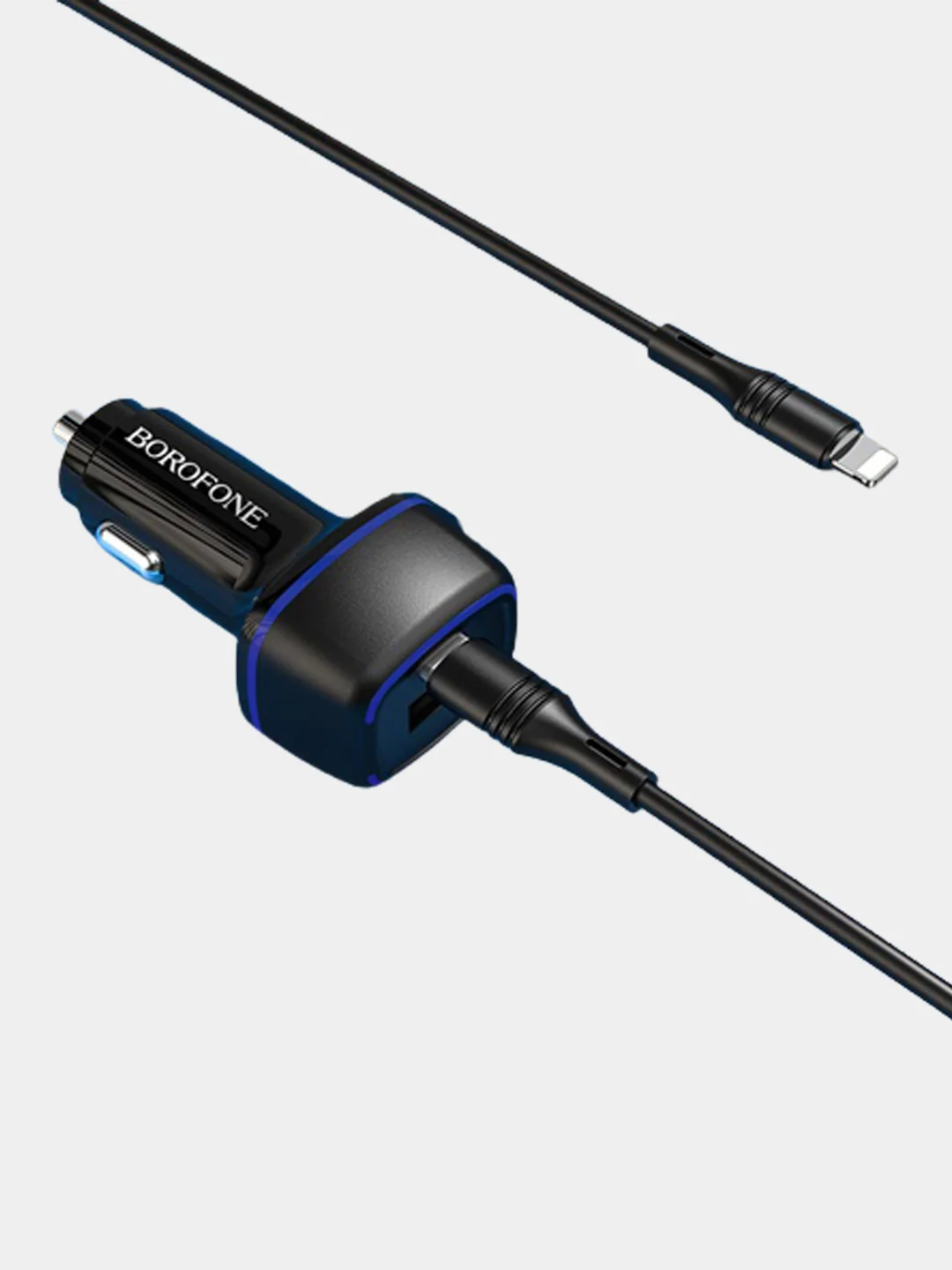 Автомобильное зарядное устройство (АЗУ) BOROFONE BZ14 для Micro / Type-C / Lightning
