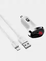 Автомобильное зарядное устройство (АЗУ) Borofone BZ15 + кабель Micro / Type-C / Lightning