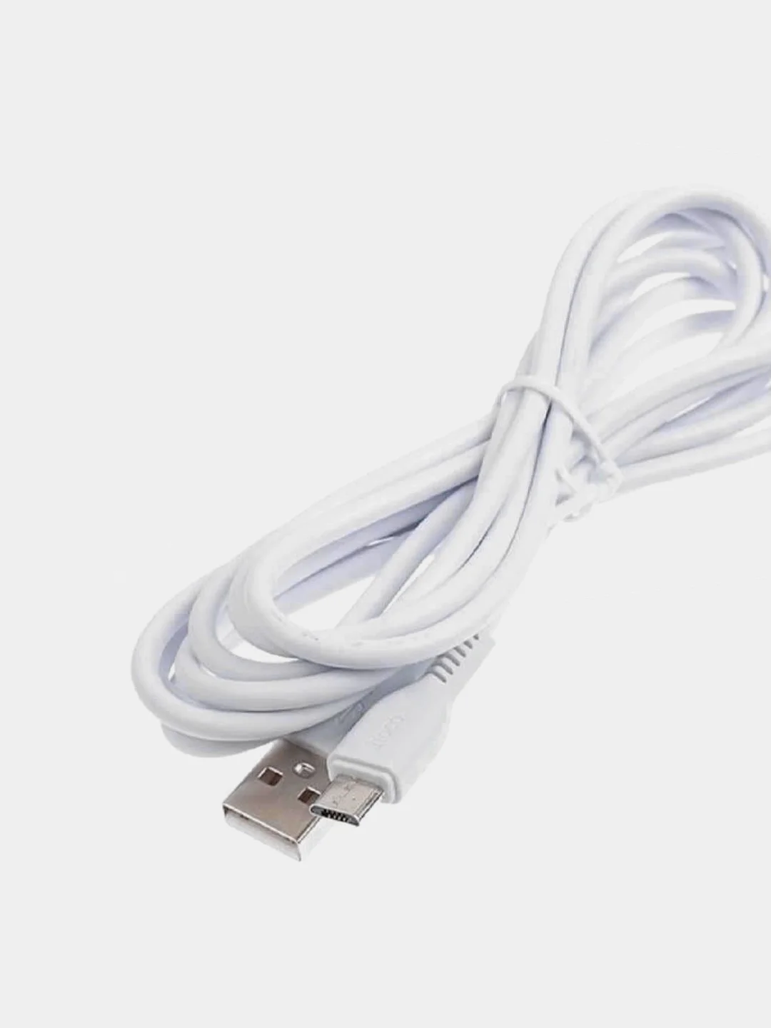 Белый кабель USB HOCO X20 для зарядки и синхронизации Micro / Type-C / Lightning