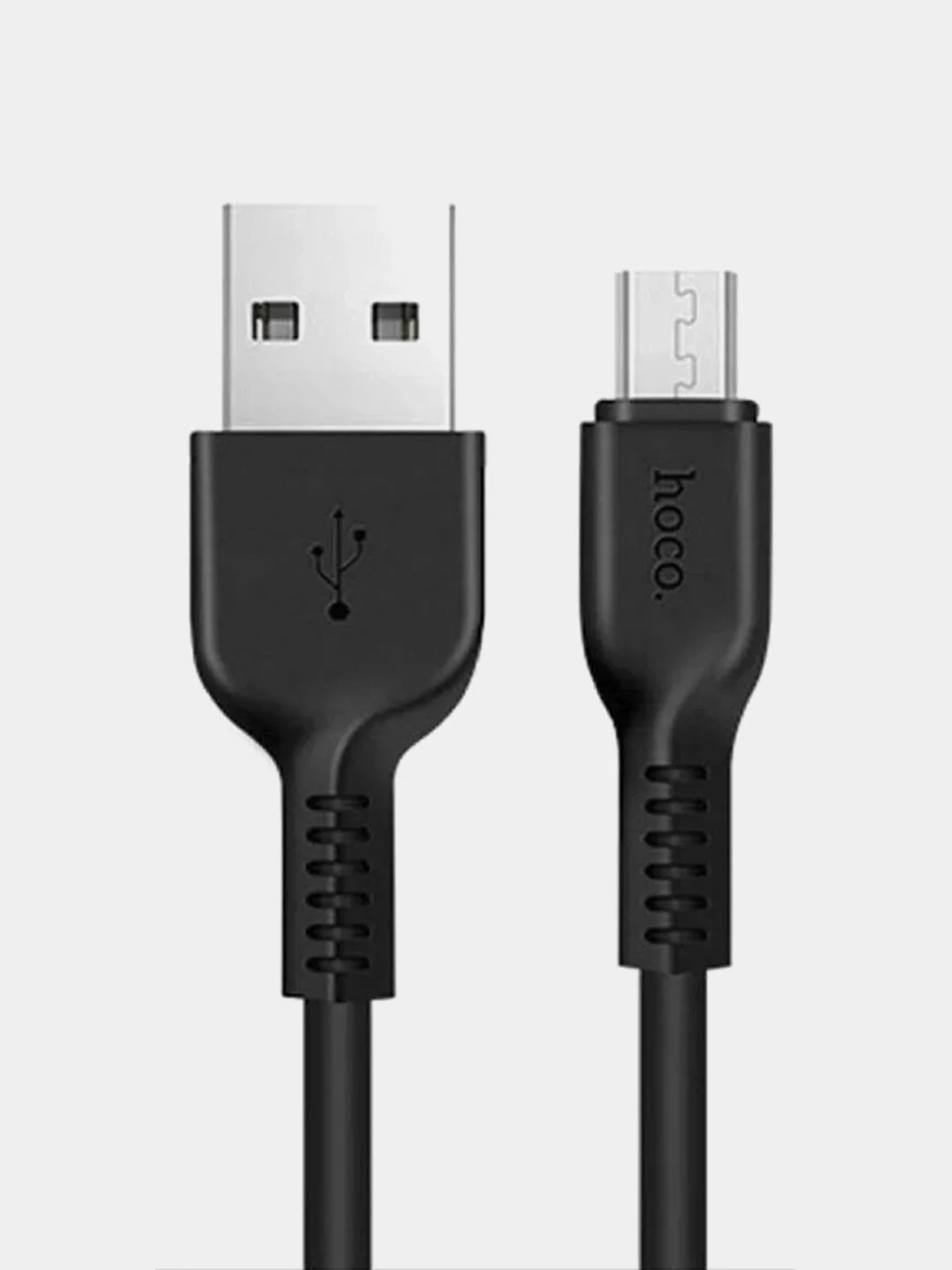 Черный кабель USB HOCO X20 для зарядки и синхронизации Micro / Type-C / Lightning