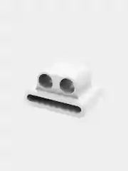 Белый силиконовый держатель для наушников AirPods TWS