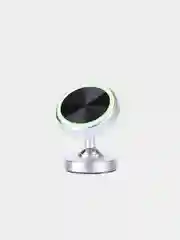 Серебряный магнитный держатель для телефона, с поворотным механизмом 360 градусов, светится в темноте