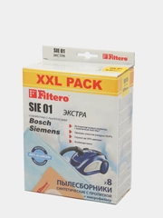 Синтетические мешки-пылесборники Filtero SIE 01 XXL Pack ЭКСТРА Bosch, Conti, Karcher, Shivaki, Siemens, Ufesa