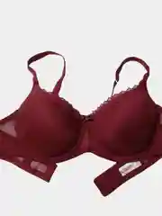 Бордовый бюстгальтер ,лифчик