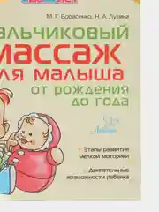 Пальчиковый массаж для малыша от рождения до года, Лукина Н.А., Борисенко М.Г