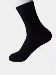 Черный мужские носки натуральные однотонные